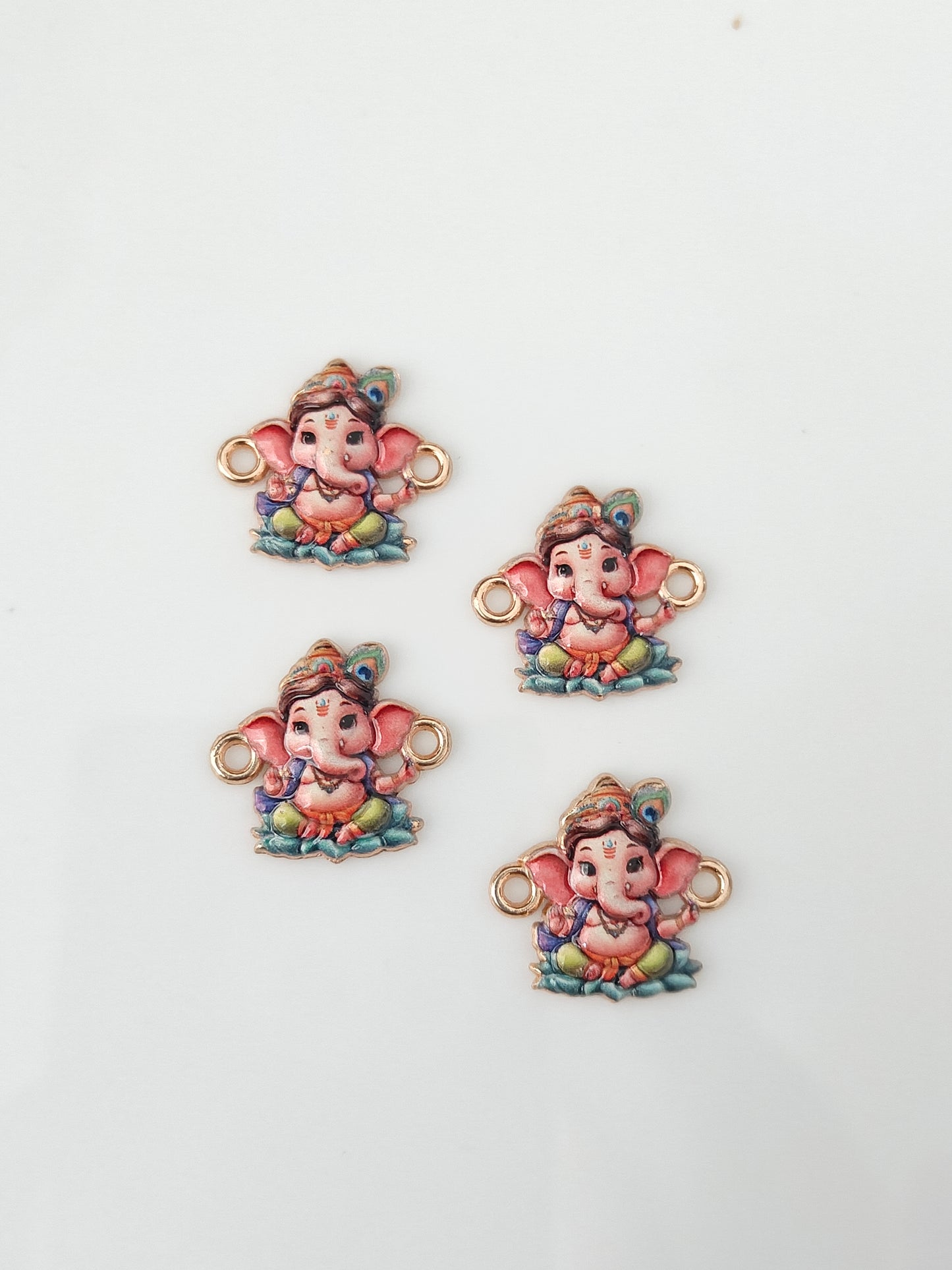 Lord Ganesha Connector Charm - 1 Piece
