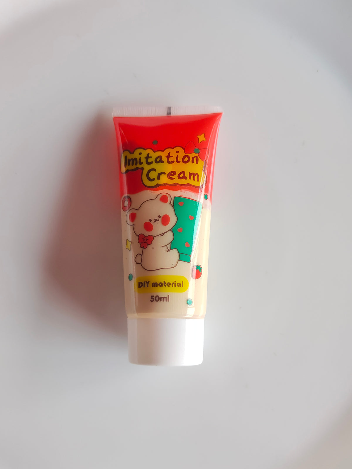 Decoden Glue Milk Tea 50ml Tube With Random Nozzel