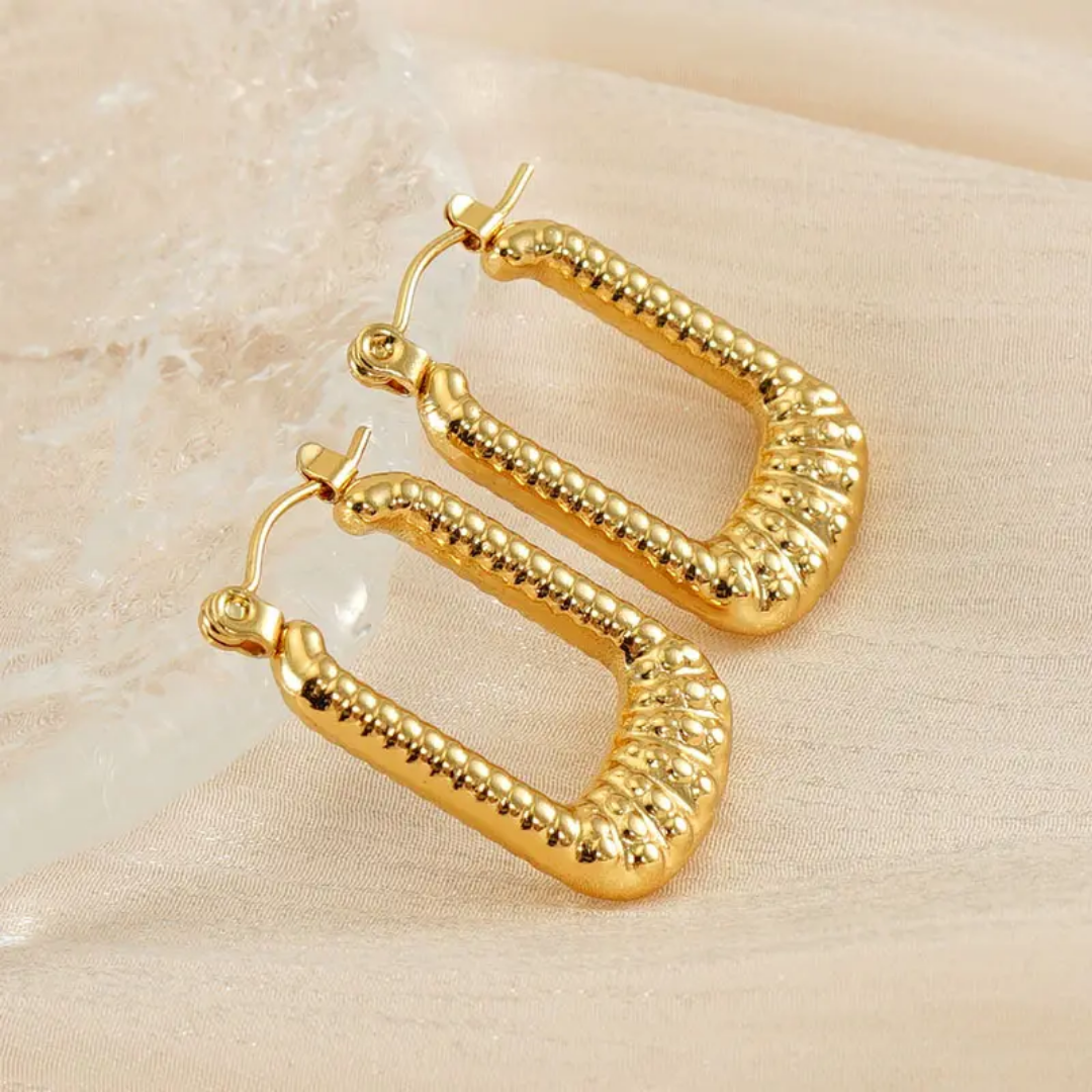 Spiral Rectangle Hoops