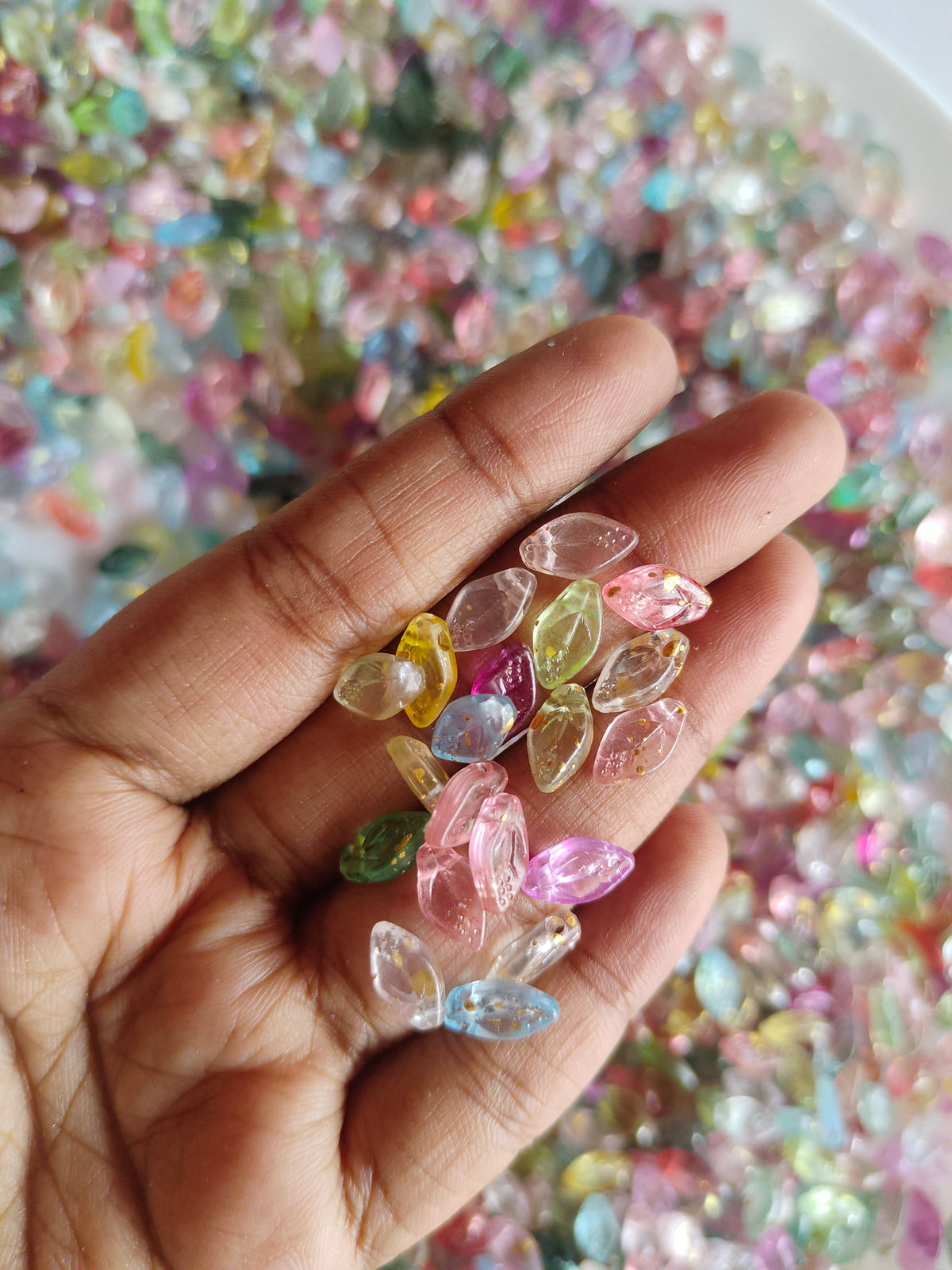 Multicolor Leaf Charms 10g