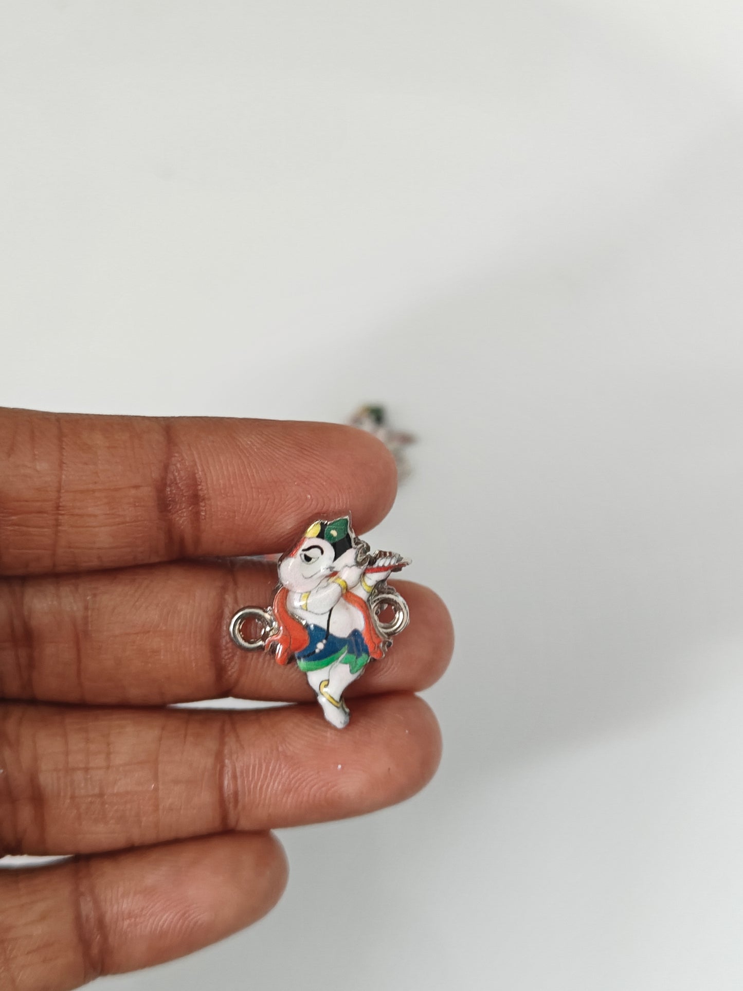 Lord Ganesha Connector Charm - 1 Piece