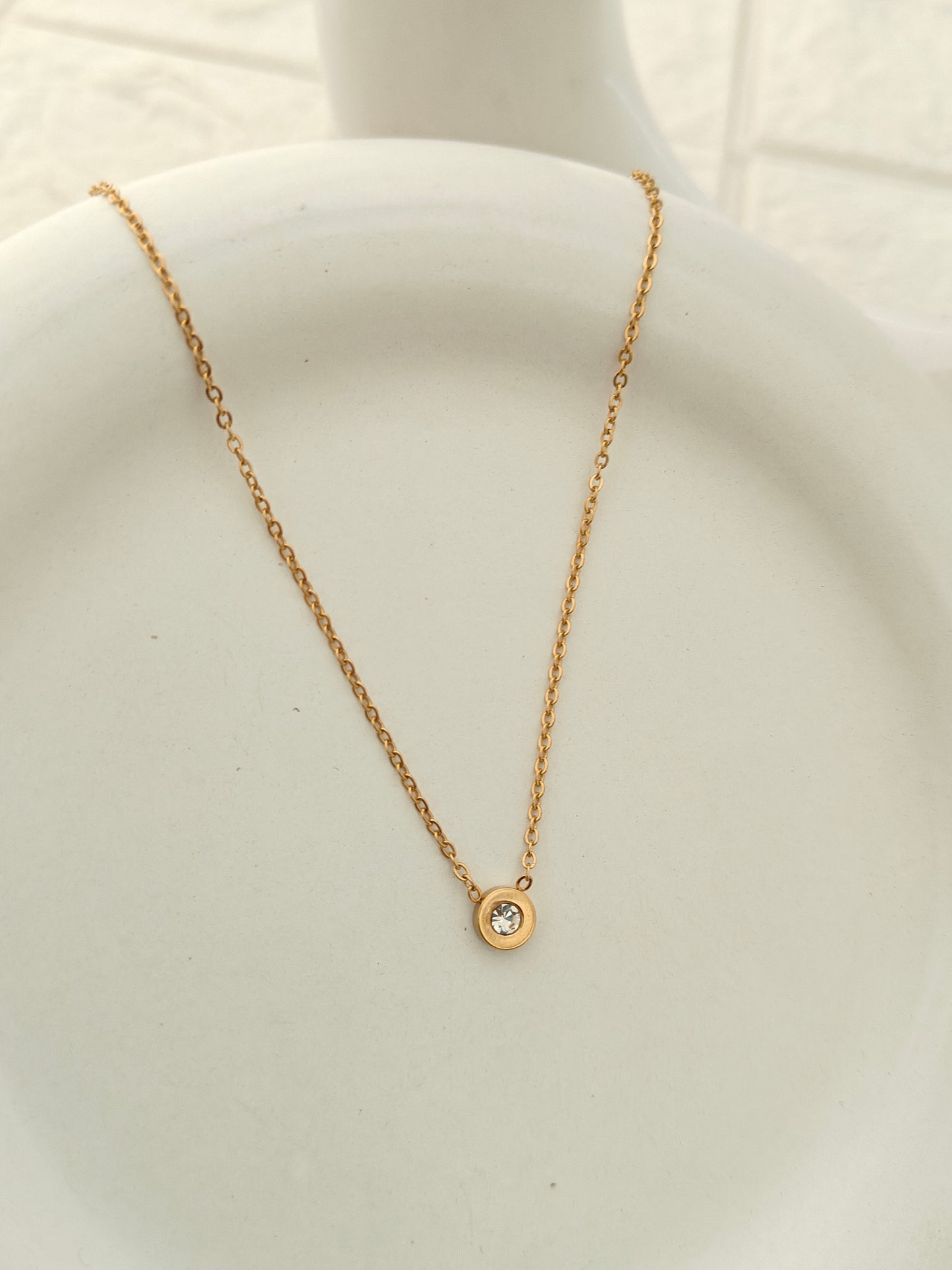 Minimalist Circle Pendant
