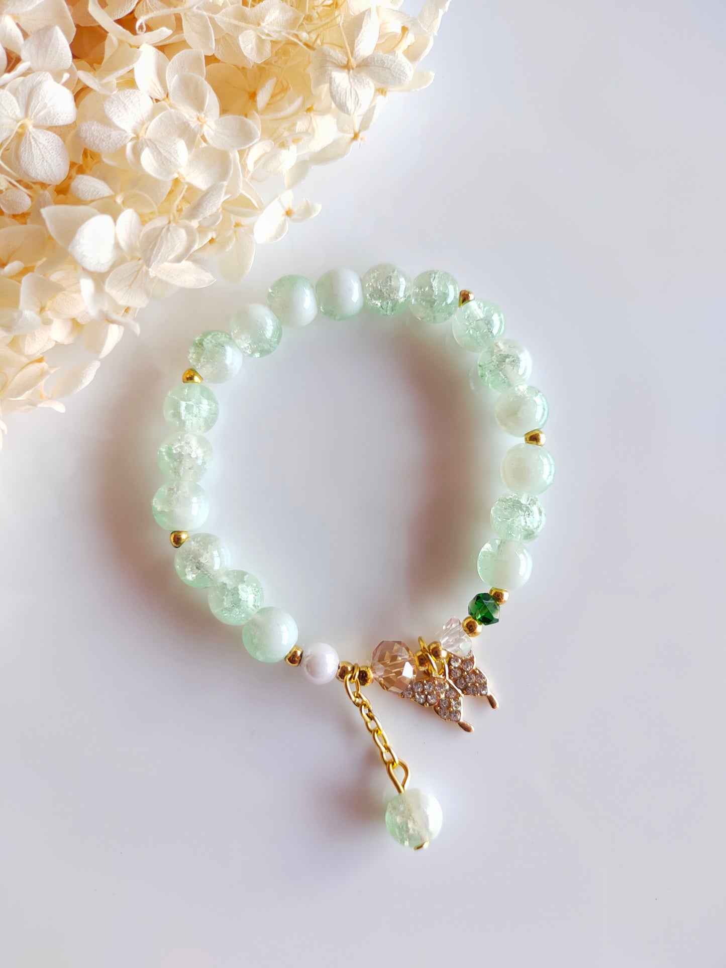 Ethereal Spark Bracelet - Green
