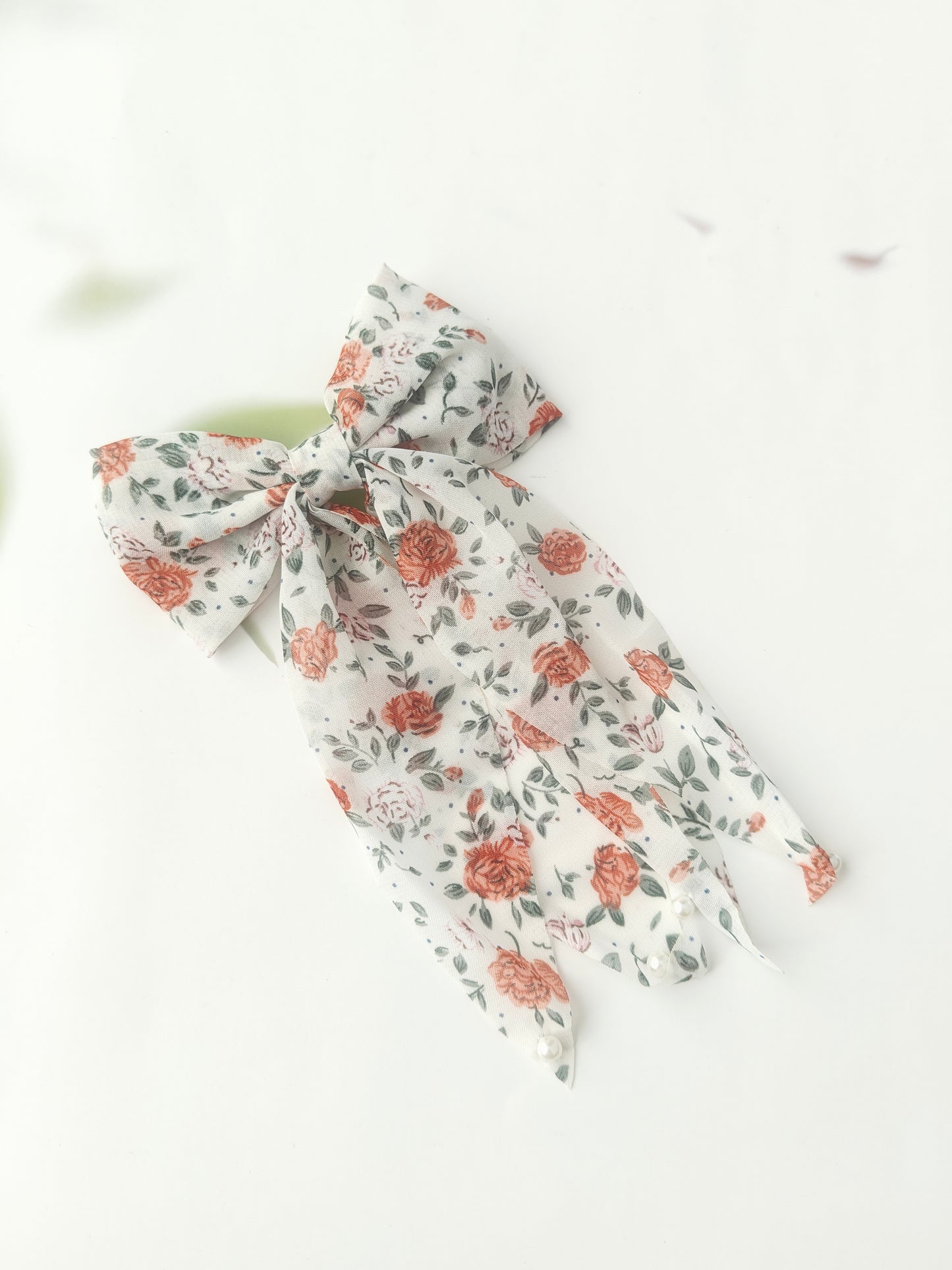 Floral Tail Bows