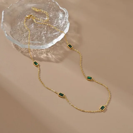 Mini Green Emerald Chain
