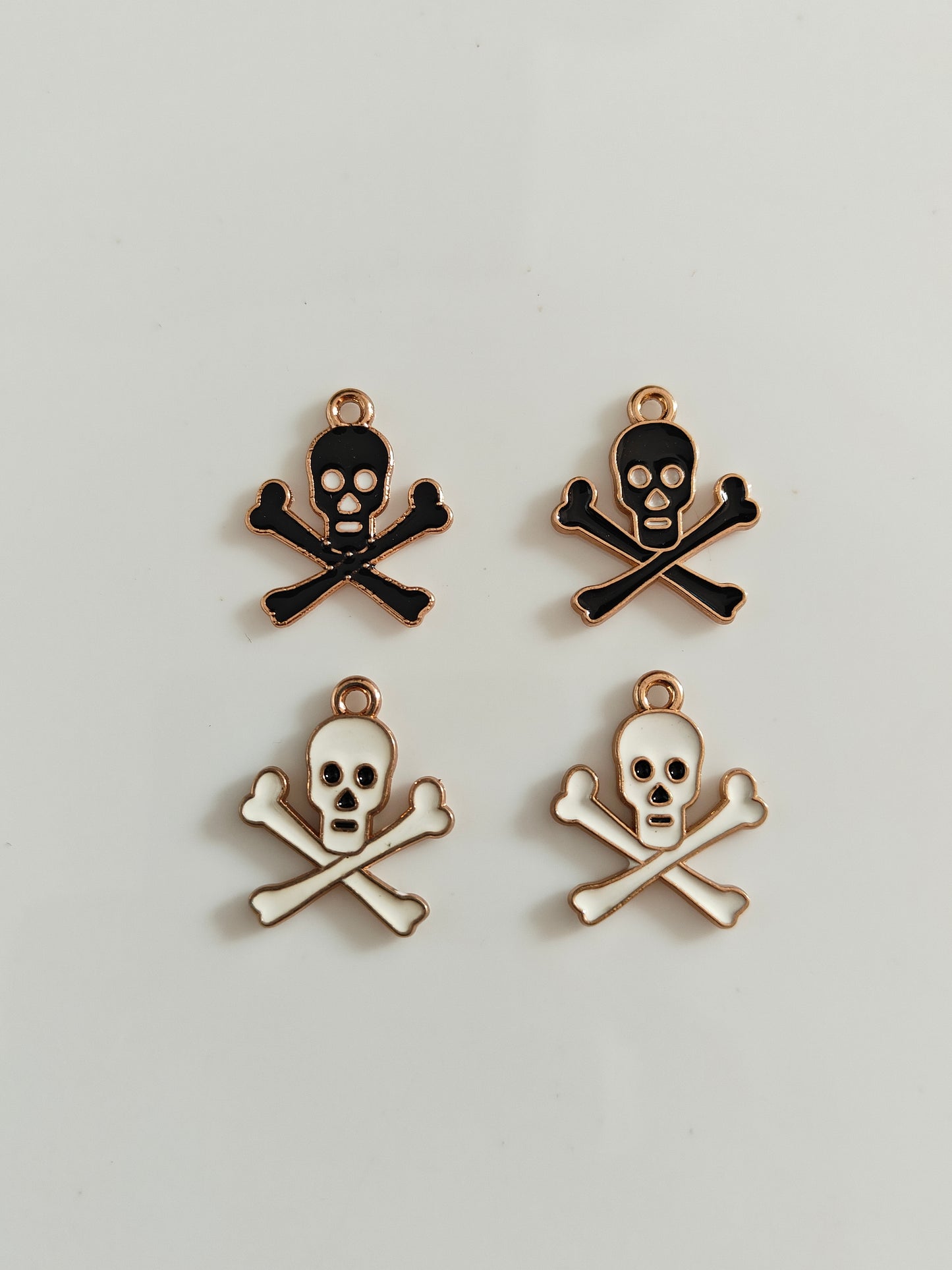 Skeleton Head Charm - 1 Piece