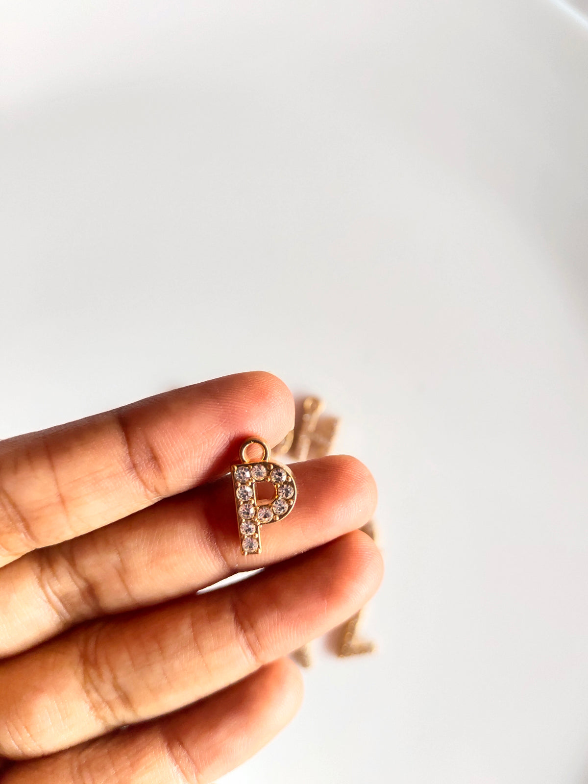 Rhiney Alphabet Charm - 1 Piece