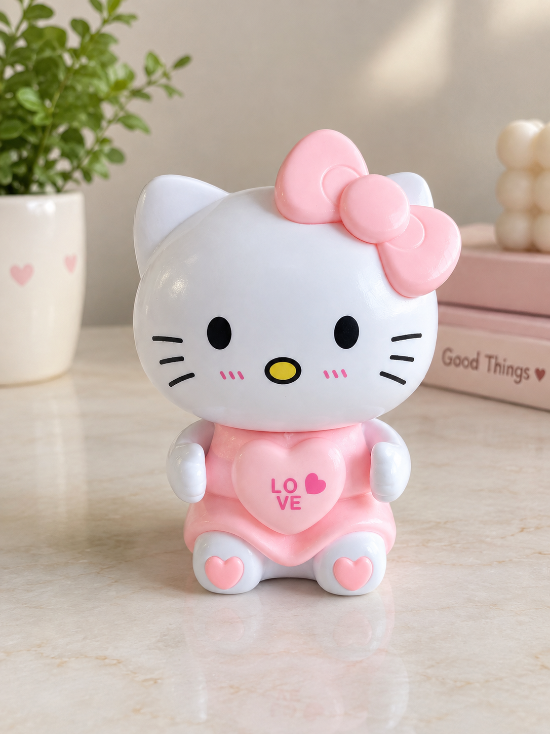 Love You Kitty Light Keychain