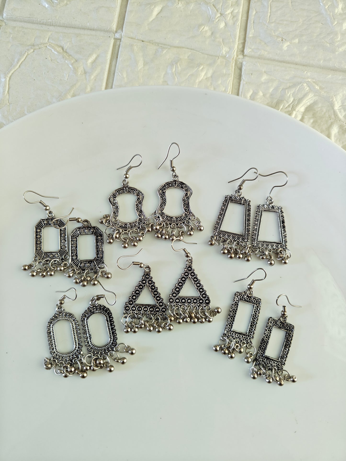 Mini Jhumka Base Hooks - 1 Pair