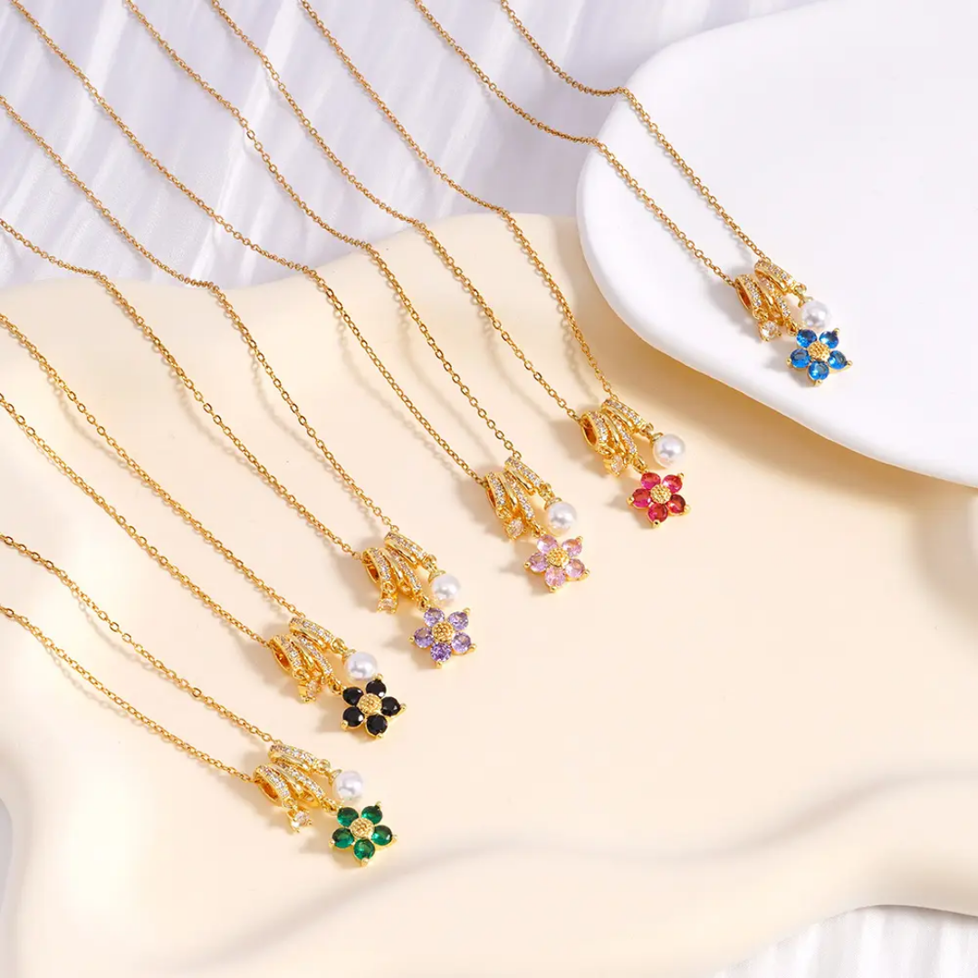 Pearl Blossom Necklace