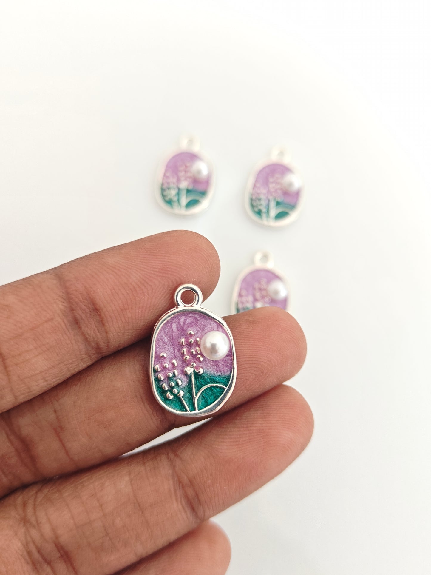 Violet Meadow Charm - 1 Piece