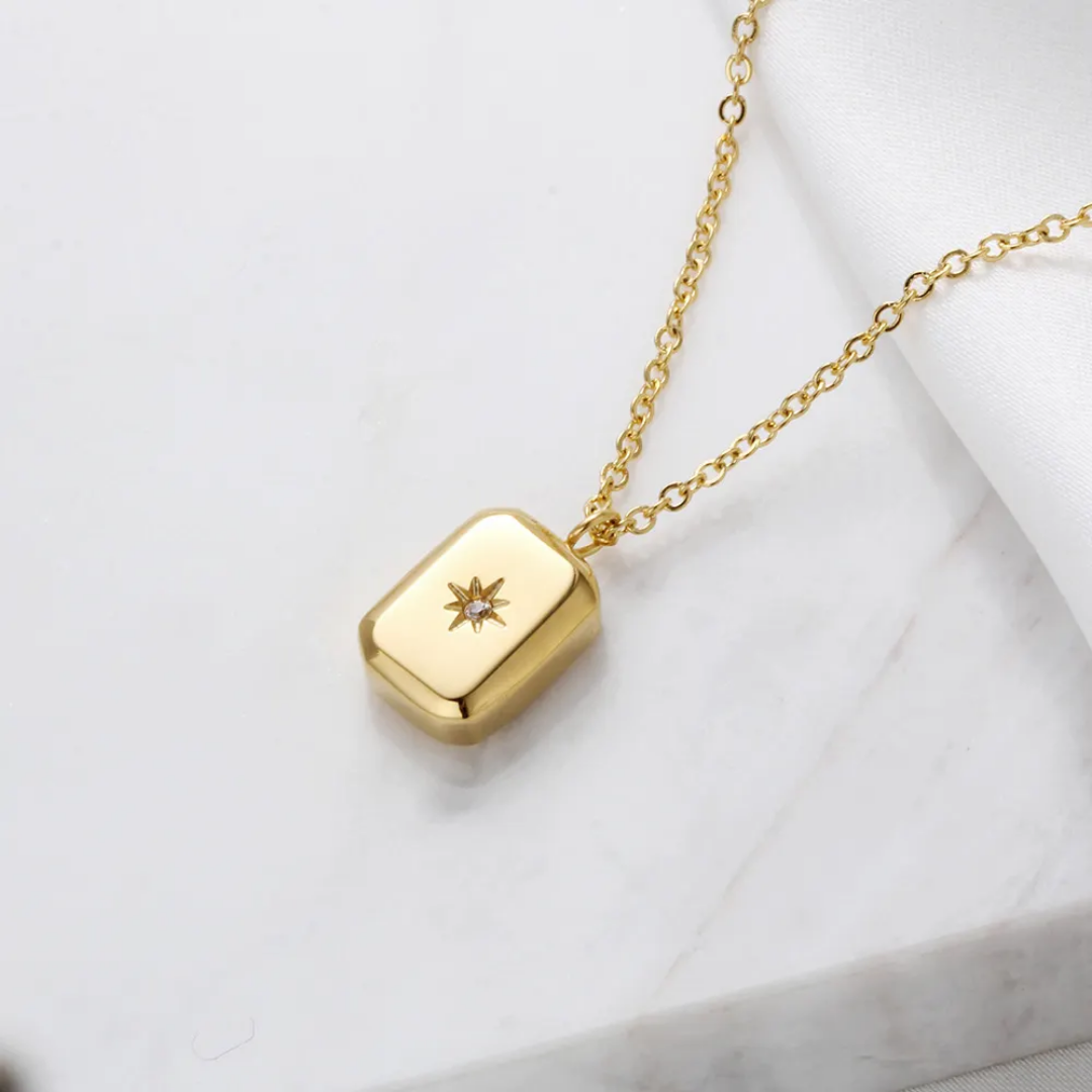 Mini Evia Zirconia Necklace