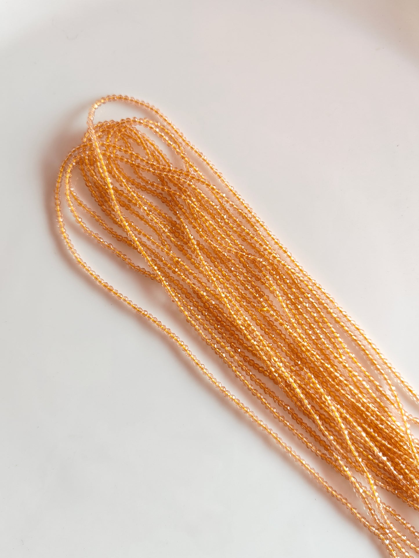 Pale Orange 2mm Hydro Beads