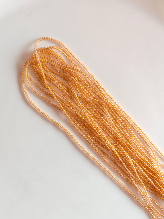 Pale Orange 2mm Hydro Beads