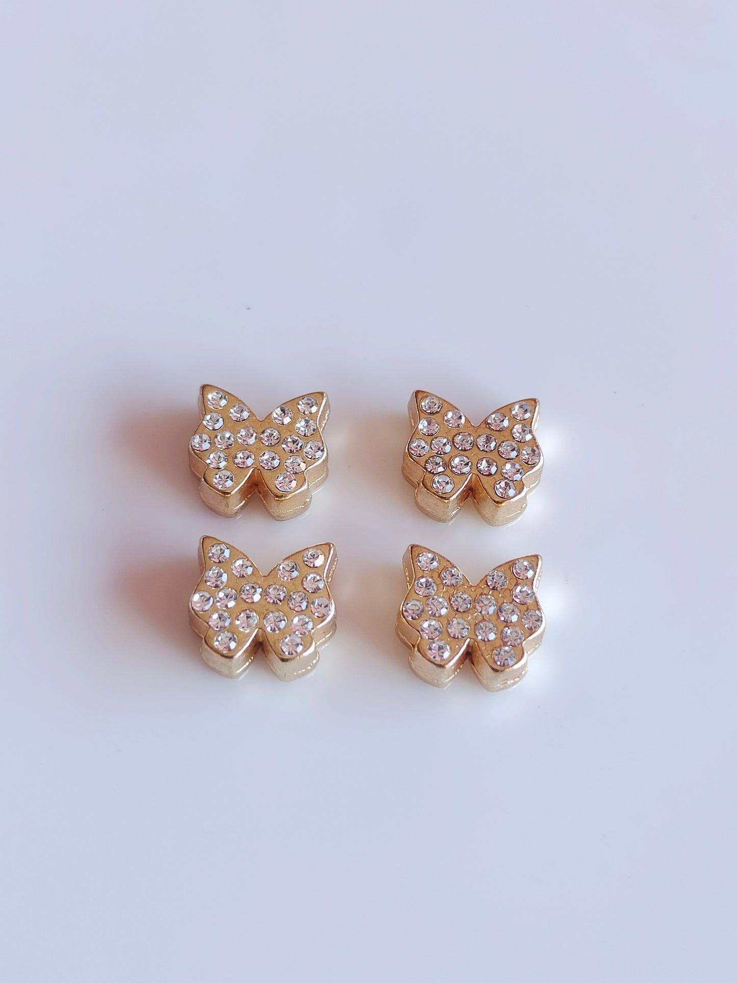 Butterfly Rhiny Bead Charm - 1 Piece