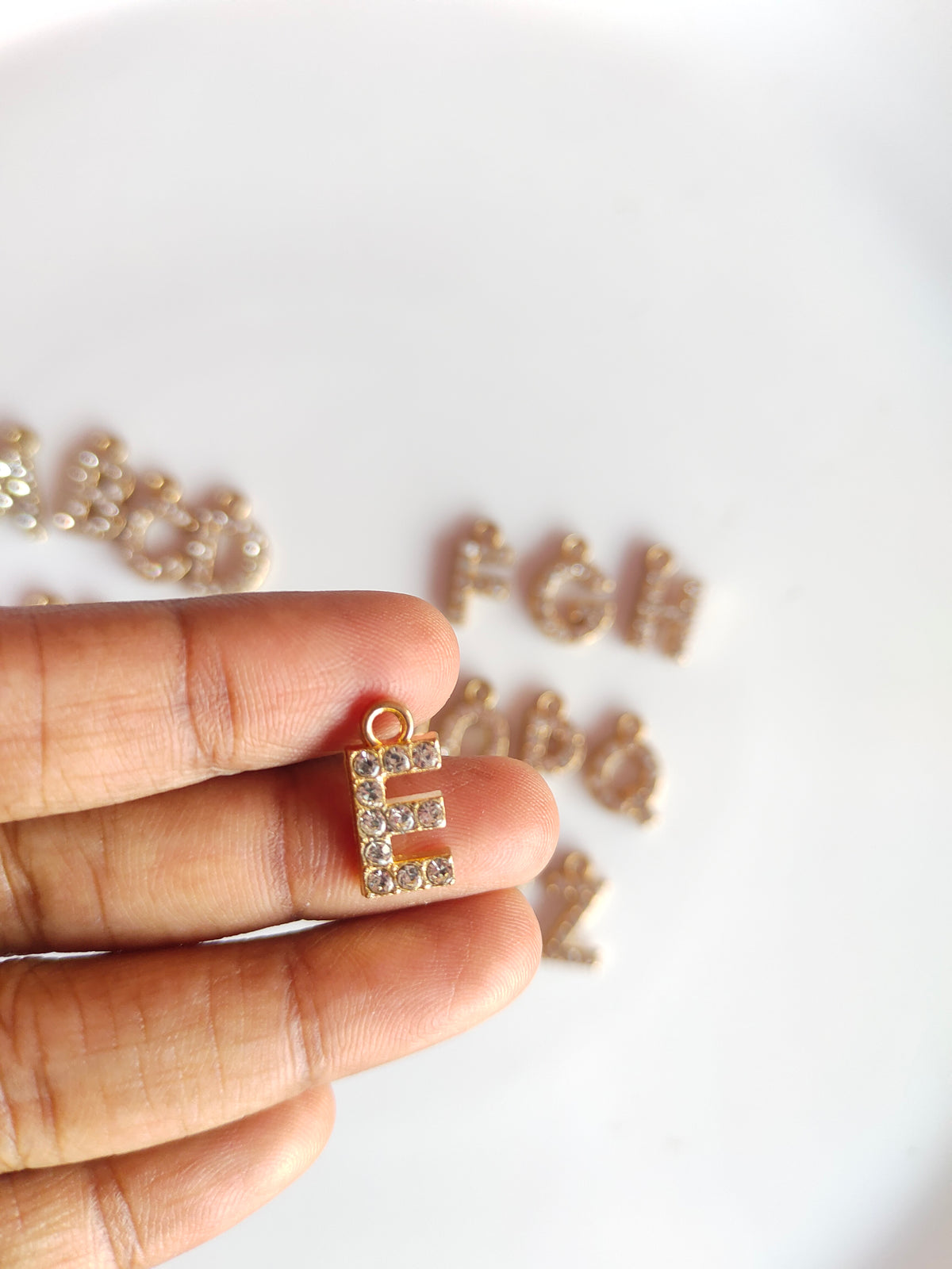 Rhiney Alphabet Charm - 1 Piece