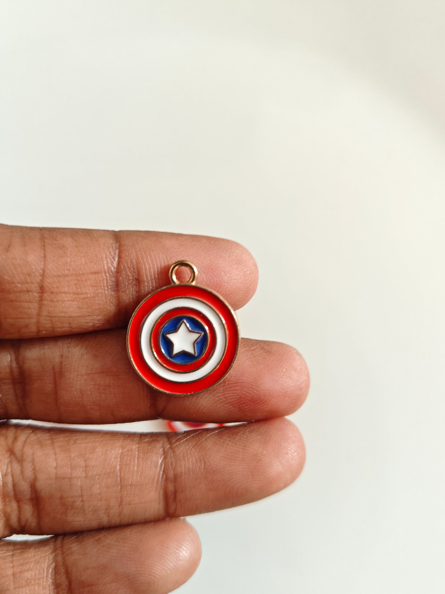Captain America Shield Charm - 1 Piece