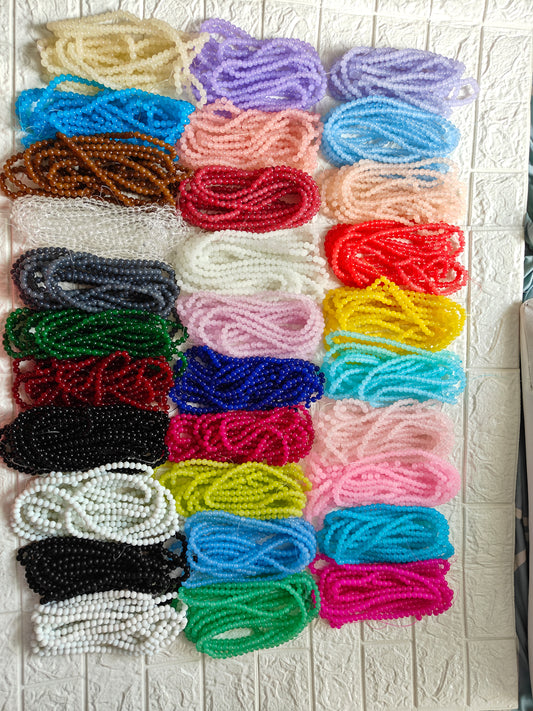 Jelly Beads 8mm - Mix of 10 strings