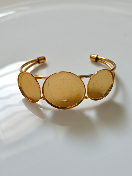 Gold Tri-Base Bracelet - 1 Piece