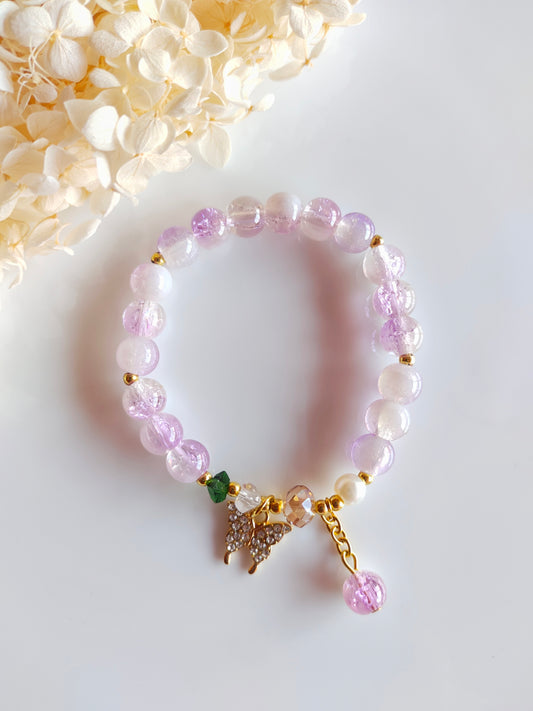 Ethereal Spark Bracelet - Purple
