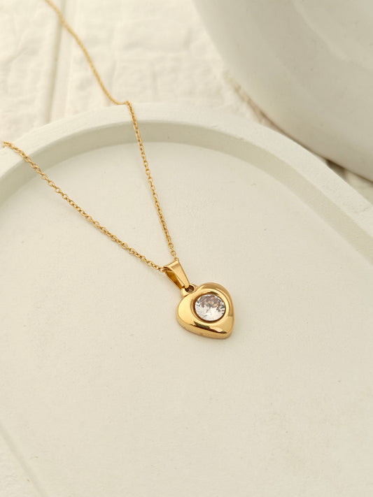 Hearty Crystal Chain