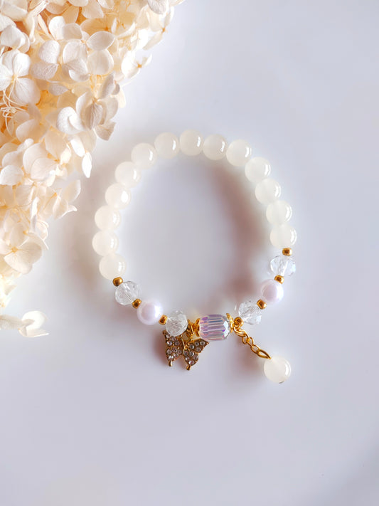 Aurora Flutter Bracelet - Cream