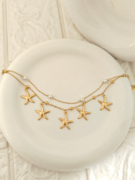 Pearly Starfish Bracelet
