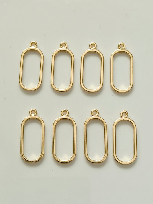 Mini Oval Open Bezel 11*25mm - 1 Piece