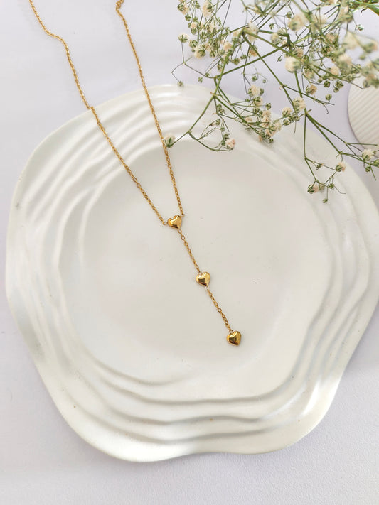 Mini Heart Y Drop Chain