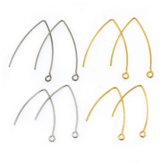 Stainless Steel French V Hooks - 1 Pair