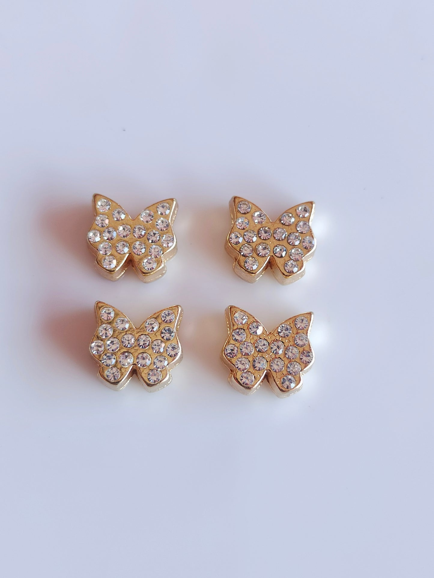 Butterfly Rhiny Bead Charm - 1 Piece