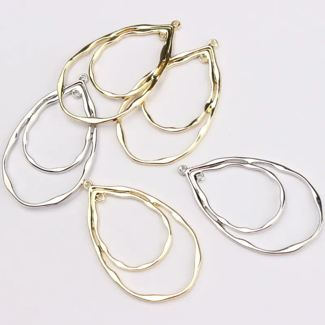 Dual Drop Bezels - 1 Piece