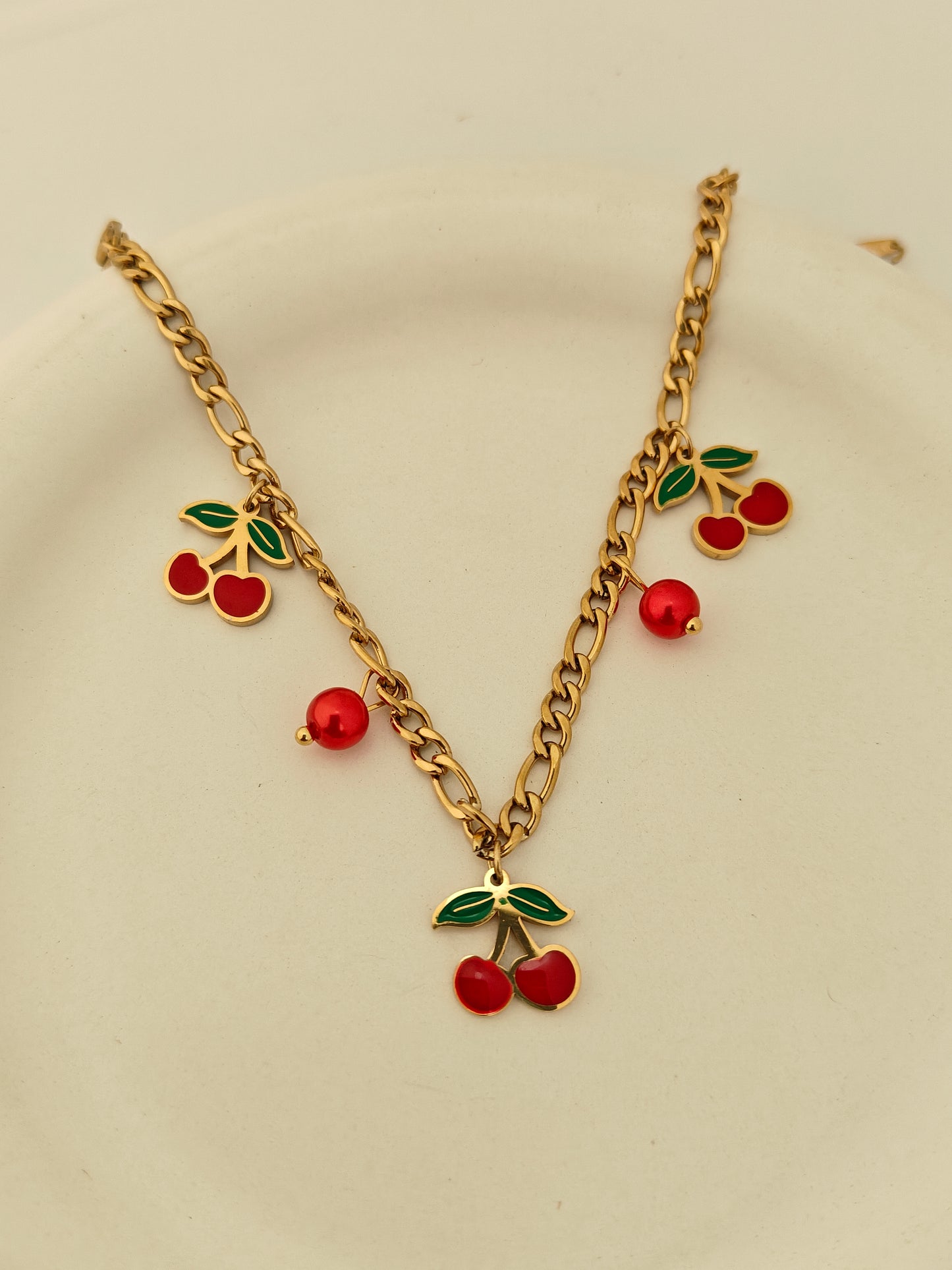 Cherry Charm Bracelet