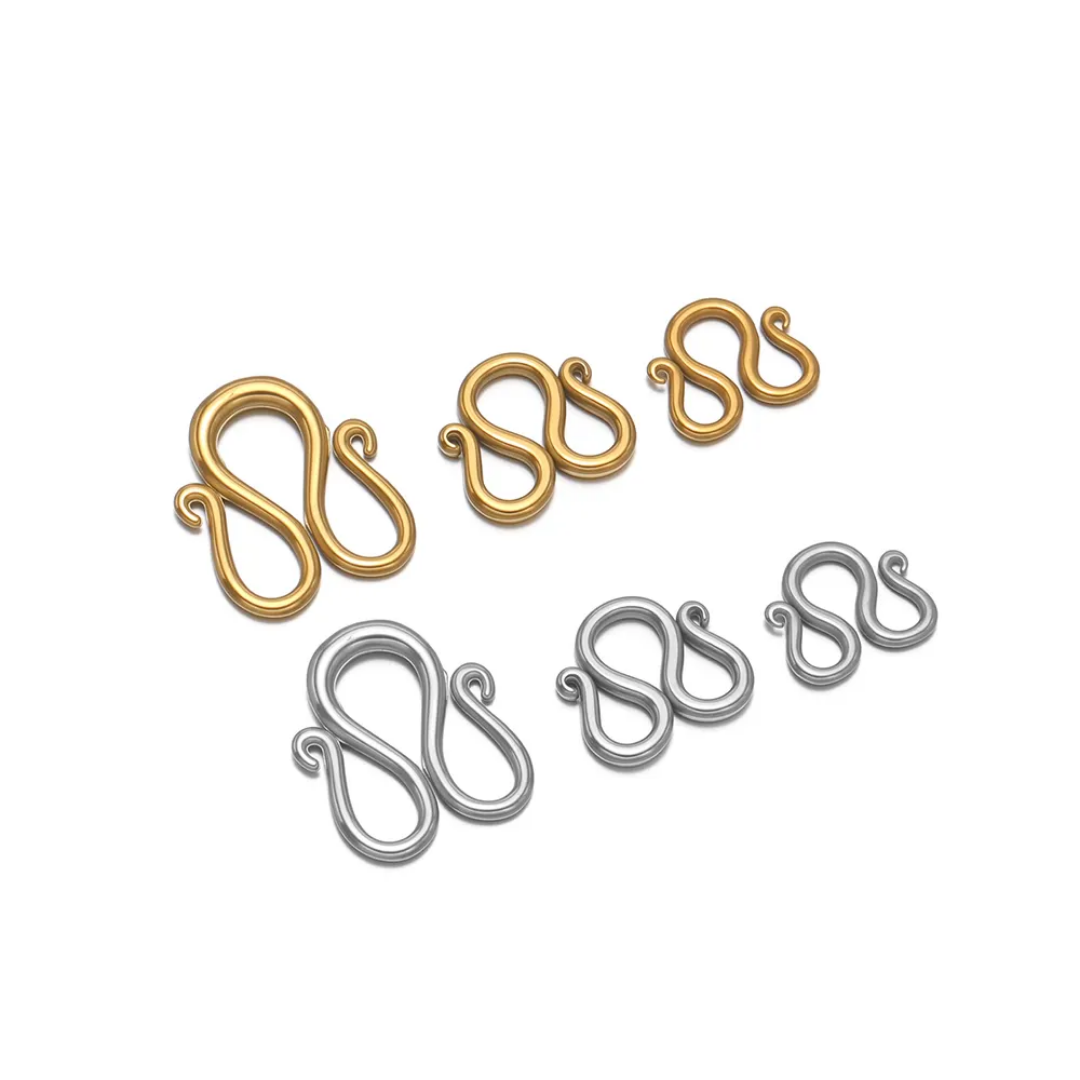 W Shape End Clasp Hooks - 1 Piece