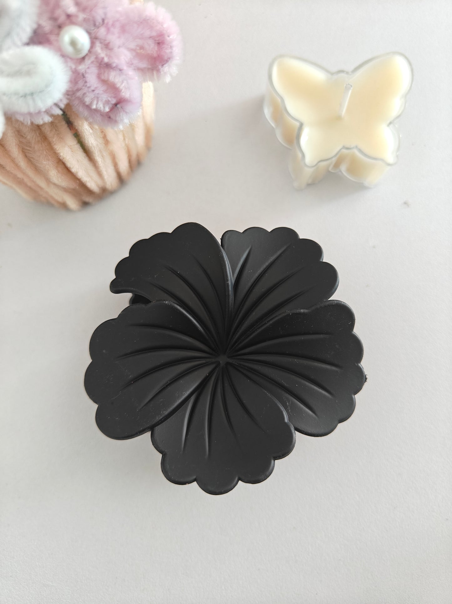 Matte Hibiscus Claw Clips - Big Size