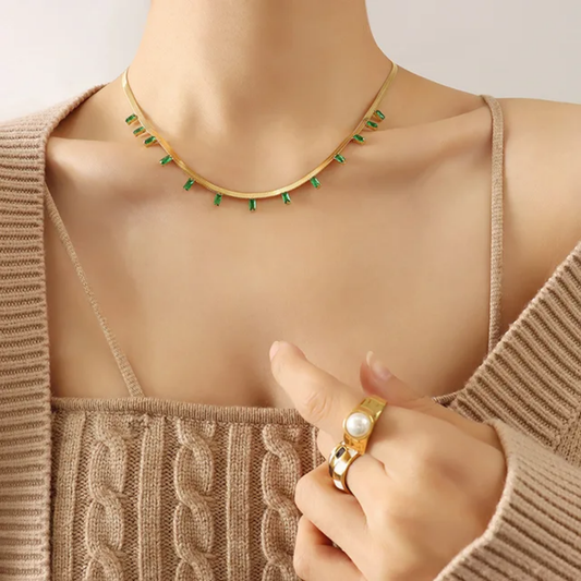 Emerald Symphony Necklace