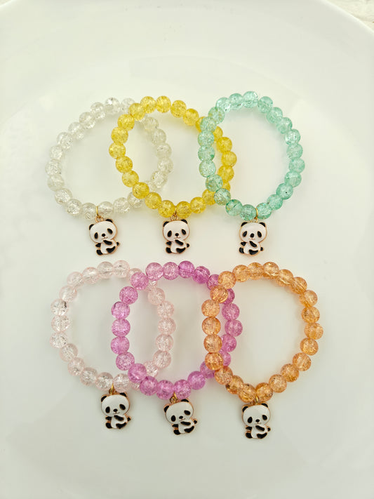 Beaded Panda Bracelet