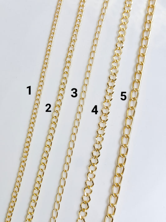 Gold Chain Without Connectors - 25g