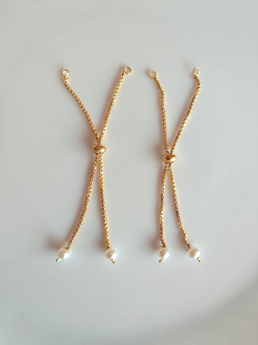 Gold Rakhi Box Chain Bracelet - 1 Piece