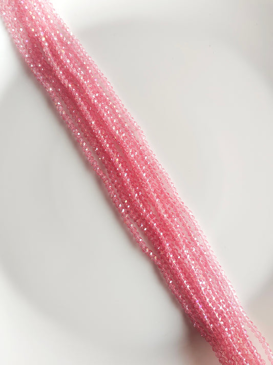 4mm Crystal Beads Peach