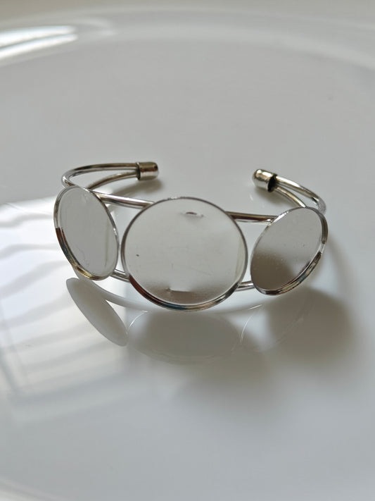 Silver Tri-Base Bracelet - 1 Piece