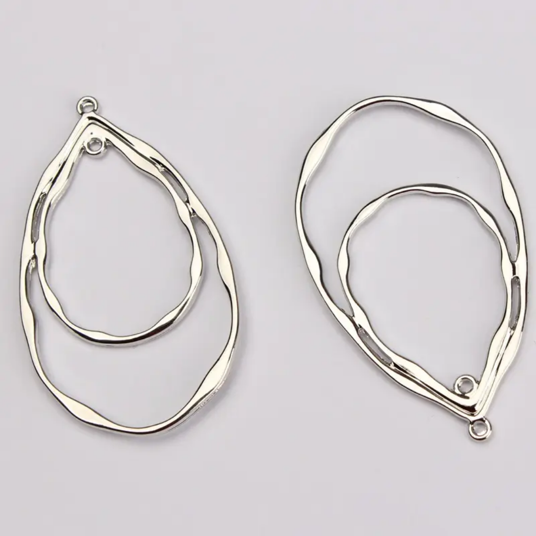 Dual Drop Bezels - 1 Piece