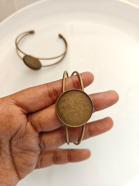 Vintage Bracelet Base 25mm - 1 Piece