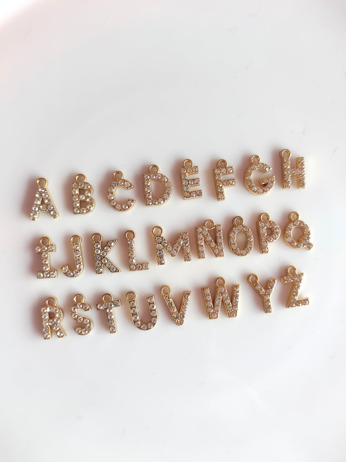 Rhiney Alphabet Charm - 1 Piece