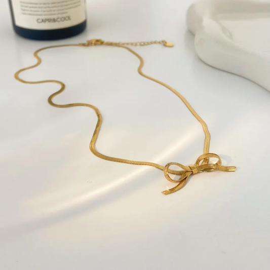 Bow Choker Necklace