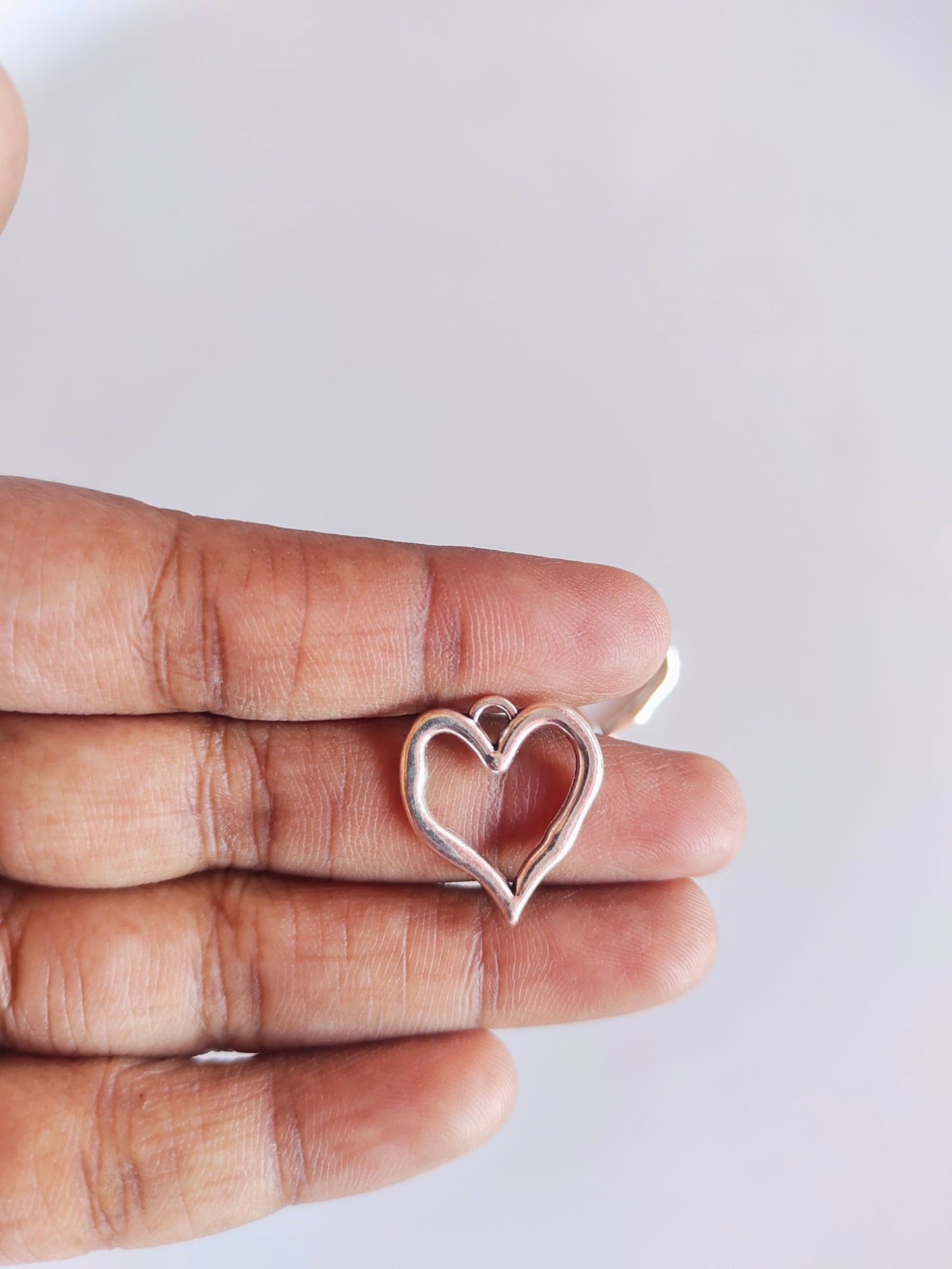 Heart Metal Charm - 1 Piece