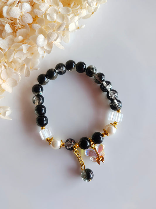 Serene Gleam Bracelet - Black