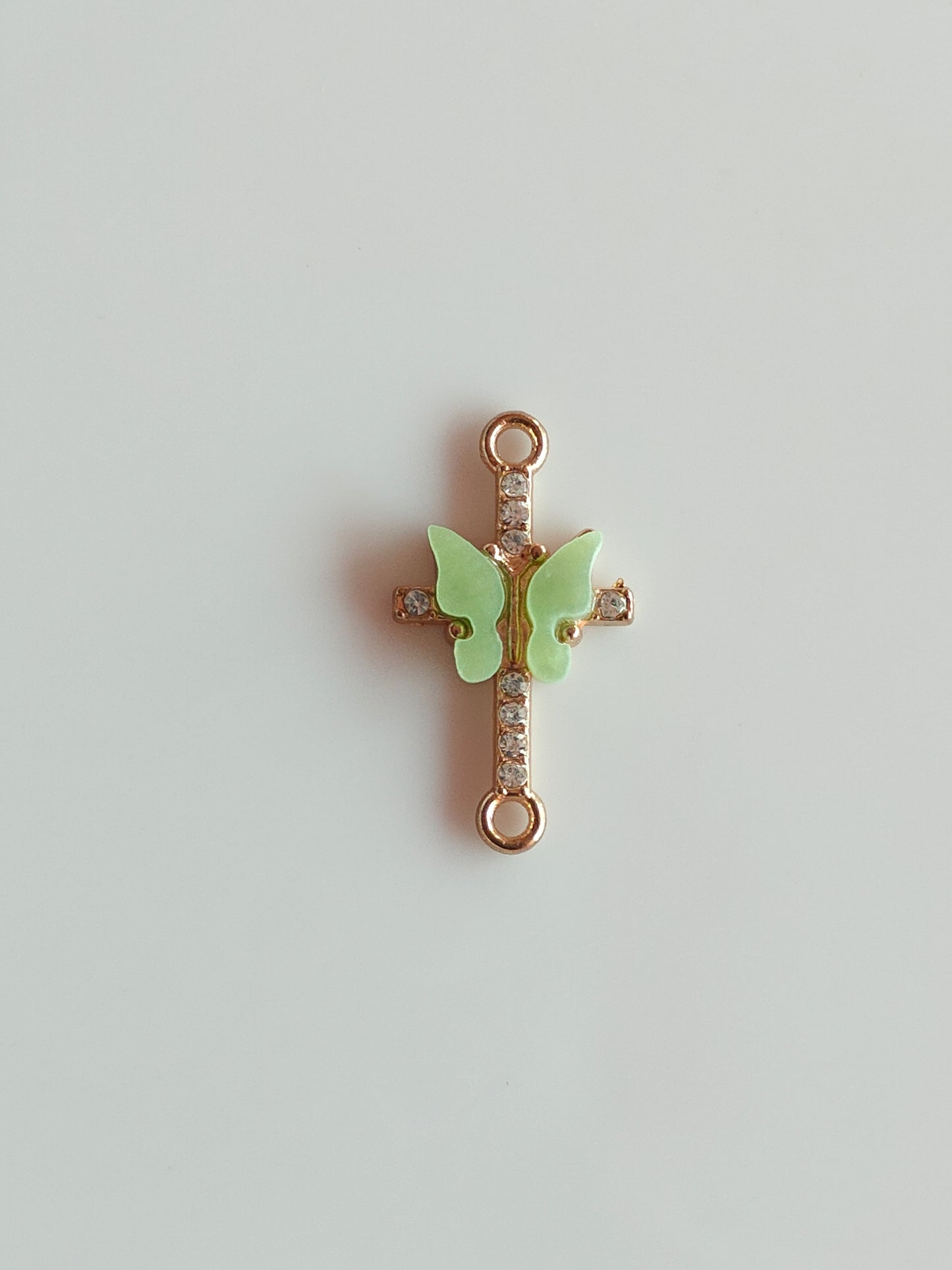 Stone Butterfly Charm - 1 Piece