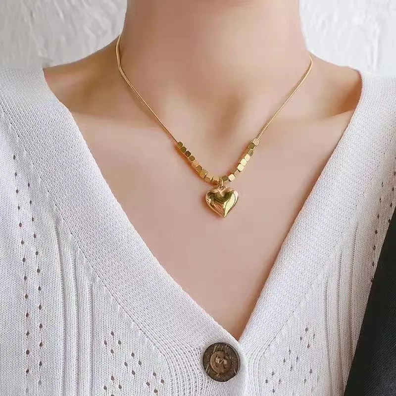 Bubble Heart Series Bead Chain