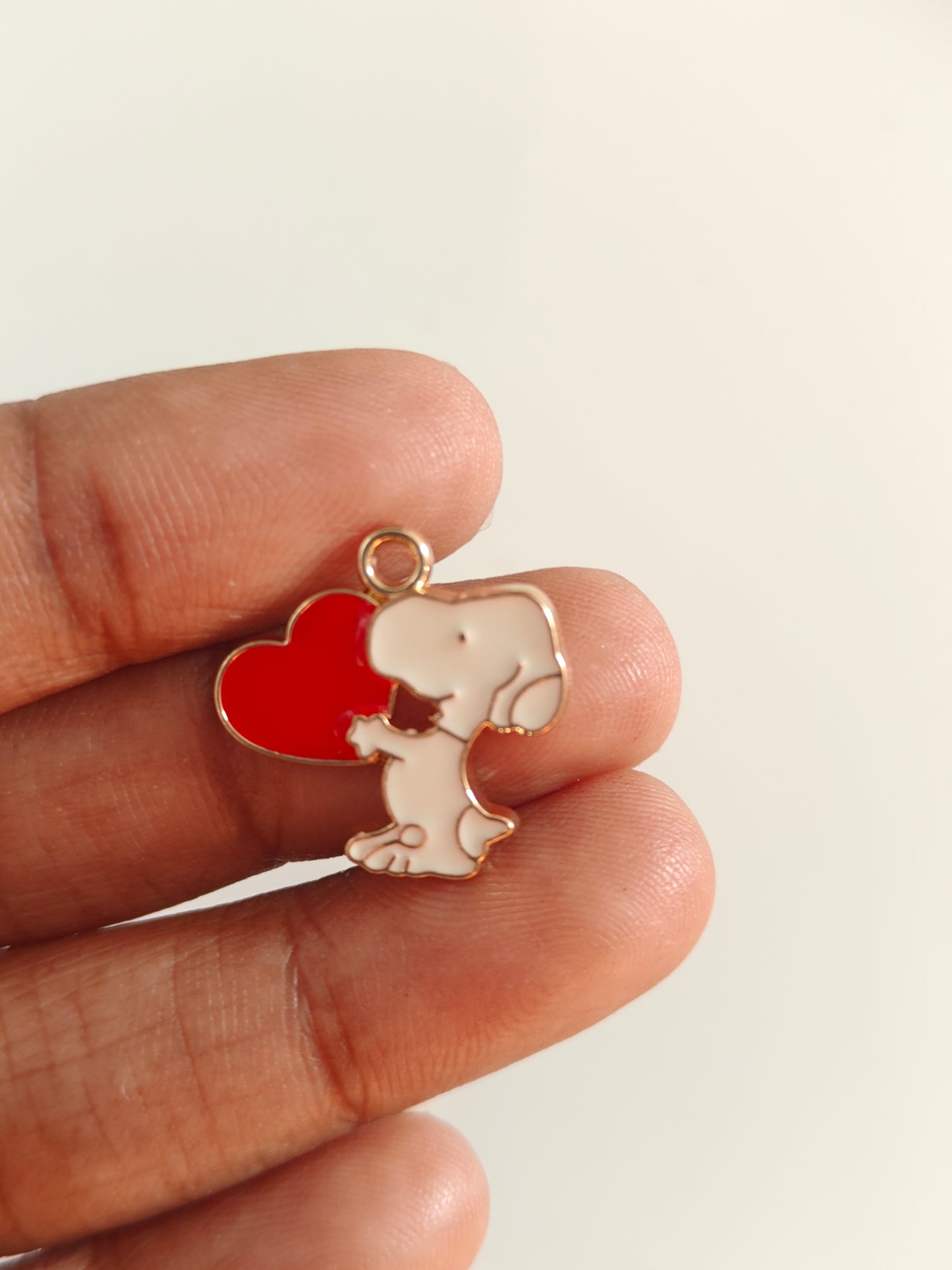 Heart Dog Charm - 1 Piece